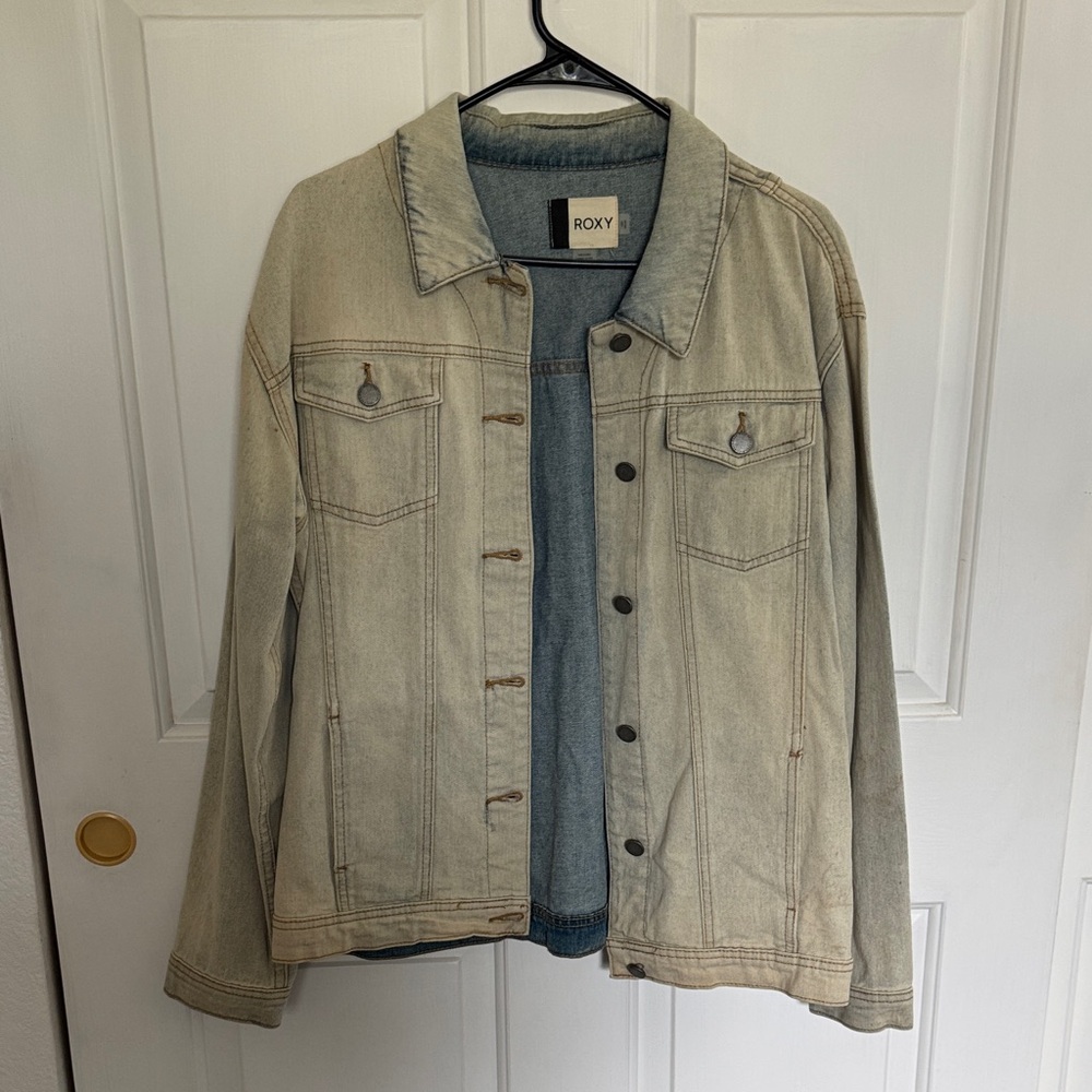 Roxy Two-Tone Denim Jacket
